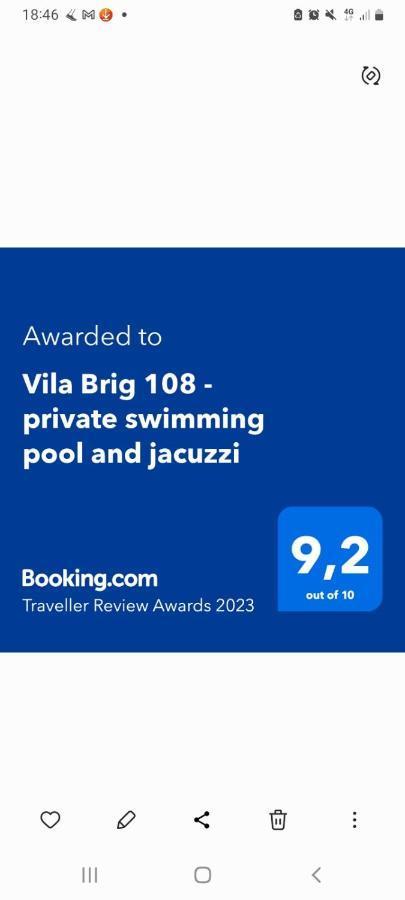 Vila Brig 108 - Private Swimming Pool And Jacuzzi Fiume Esterno foto